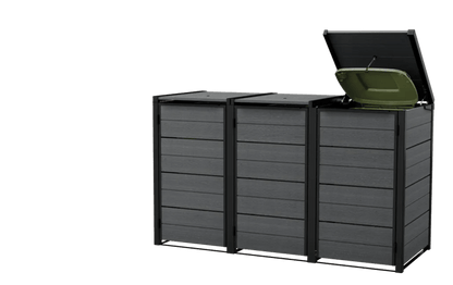 240L Bin Hideaway Extension - Grey